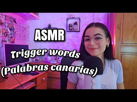 ASMR TRIGGER WORDS (PALABRAS CANARIAS!🏝️) ASMR palabras detonantes en español para dormir | Pandasmr
