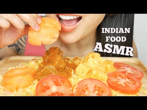 ASMR INDIAN FOOD (EATING SOUNDS) NO TALKING | SAS-ASMR
