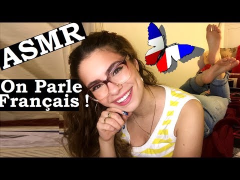 ASMR ~Chill French Hangout~ On Parle Français ! (French Whispers & Tapping)