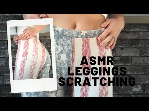 ASMR Camo Leggings Scratching / Fabric Sounds / Try on Haul