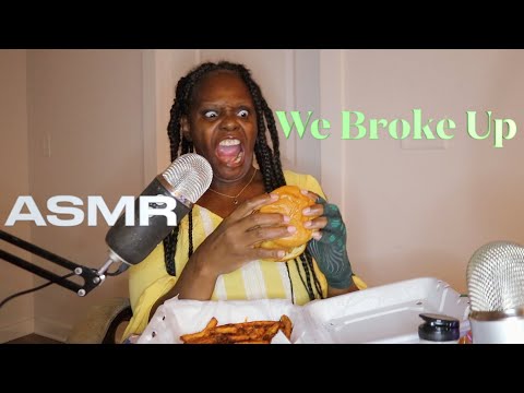 Broke Up With My Boyfriend But Then I Needed Him | Stack Whitey Sandwich ASMR eating Sounds