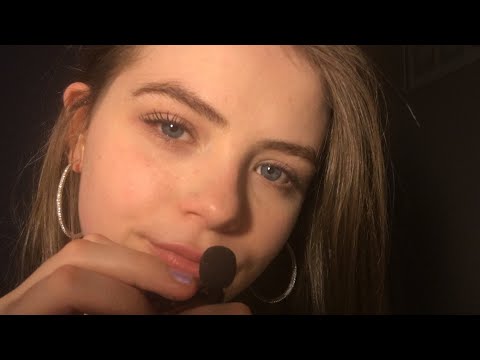 🌸ASMR- Inaudible/Unintelligible Whispering with hand movements and mouth sounds, LOFI🌸