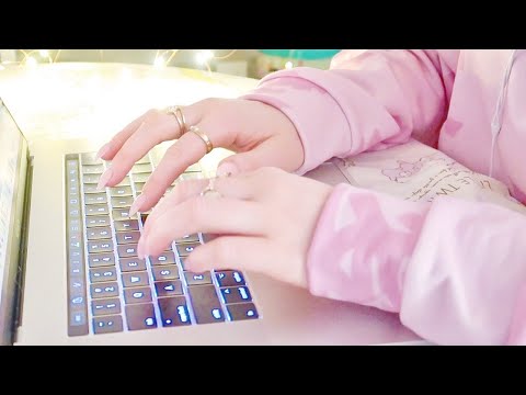 [ASMR] Super Tingly Keyboard Typing ✨ Audio Edited For Extra Tingles | Tapping & Scratching Triggers