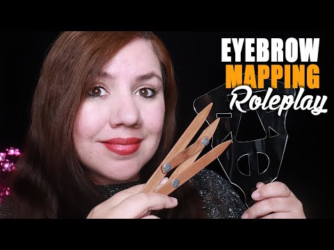 ASMR Eyebrow Mapping Roleplay / Measuring, Pencil Sounds, Soft Spoken