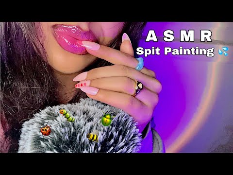 ASMR~ Brain Melting Spit Painting & Lice Plucking Mouth Sounds (Custom Vid)