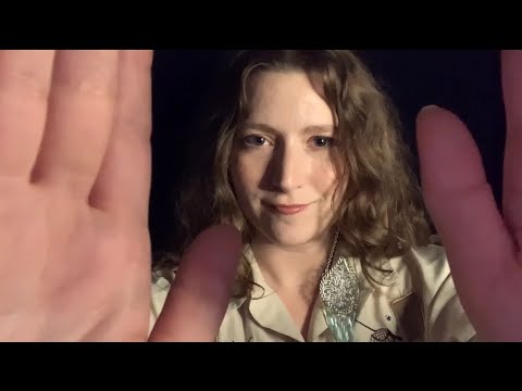 ASMR Reiki | Removing Stress and Anxiety ✨ (plucking, whispering, mouth sounds, hand movements)