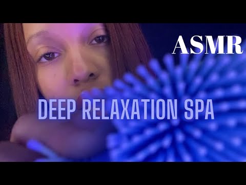 ASMR SPA EXPERIENCE WITH INTENSE LAYERED SOUNDS FOR SLEEP 😴 (up close personal attention and music)