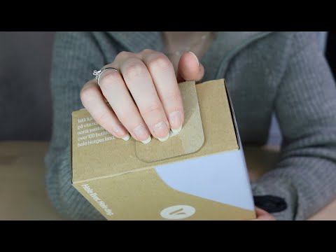 ASMR Whisper Unboxing | Nail Tapping, Scratching & Crinkle Sounds | Supplements & Cosmetic