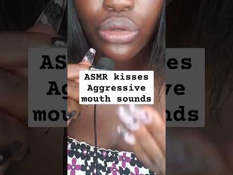 ASMR tingles that should be 🚫 😤😴|Aggressive&fast mic kisses wet mouth sounds.#mouthsoundsasmr,#asmr