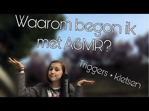 ASMR BUITEN!🍃Triggers+kletsen (ASMR) (Nederlands)