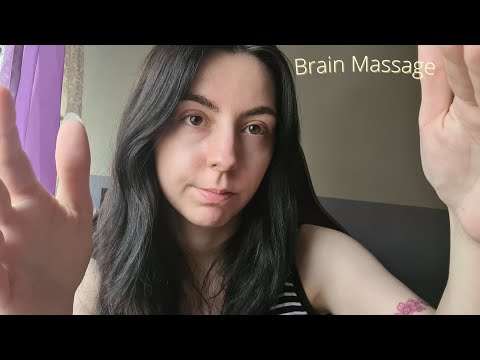 ASMR Reiki for Brain Massage ｜Fluttering Hand movements, soft spoken