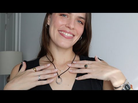 ASMR showing you my jewelry 🫶✨ (tapping, chatty whisper, jewelry sounds)
