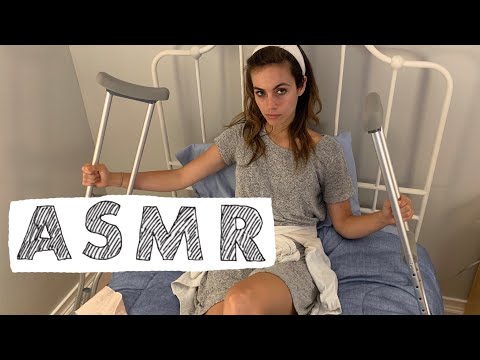 [ASMR] Take Care Of Your Injured Girlfriend (Whispering)