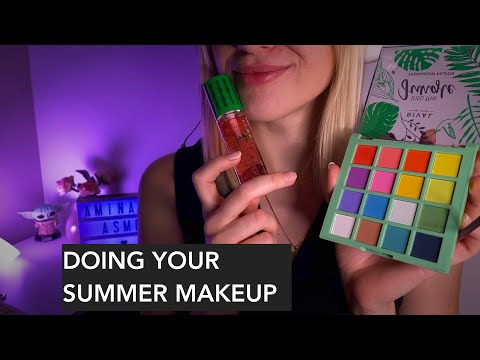 ASMR | Doing your summer Makeup - roleplay