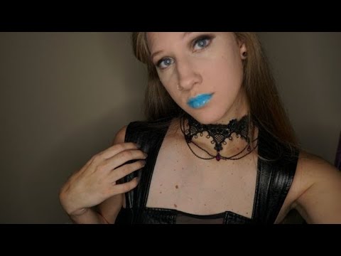 ASMR-  Leather and lace scratching