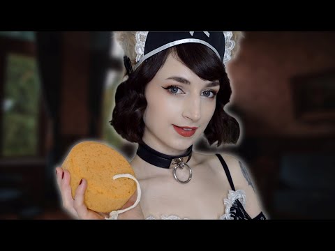 ASMR | Foxgirl Maid Cleans You 🦊 soft spoken roleplay
