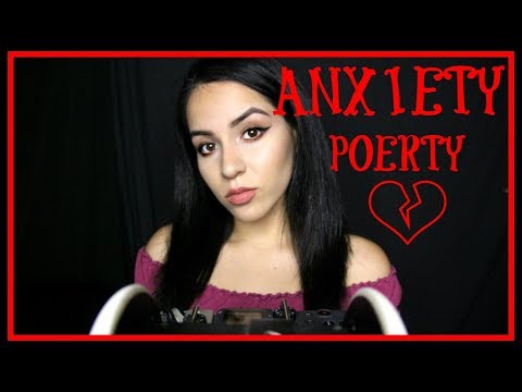 ASMR🖤 ANXIETY ( Whispered Poems)