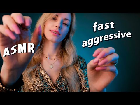 ASMR Fast Aggressive Pure Fabric Scratching, Mouth Sounds, Nail Tapping, Hand Movements ASMR
