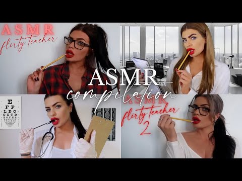Flirty ASMR Compilation ❤️ 1.5 Hour of Flirty Doctor, Teacher, Nurse & Secretary Roleplays