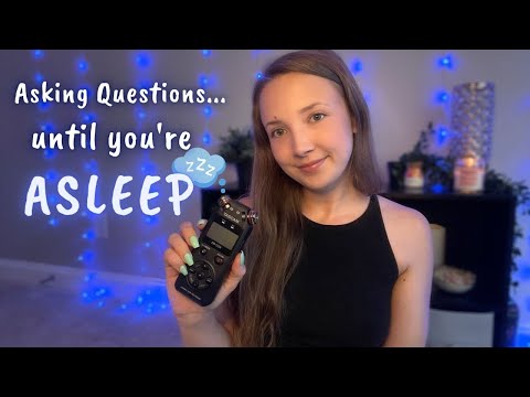 ASMR| Asking You SIMPLE Questions Until You Fall Asleep ✨TASCAM ~ PART 2✨