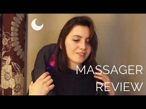 ASMR - Naipo Shiatsu 3D massager unboxing & review