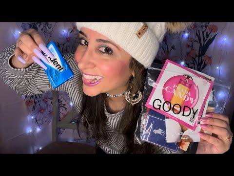 Tickle Tickle ASMR GUM Chewing & Snapping/ Paper Sounds/ Tapping/ Perfume Goody Bag/ Whispers 👄