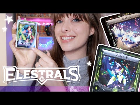 ASMR 💫 Elestrals TCG Starter Deck & Booster Pack Opening! Whispering & Crinkly Packaging Sounds