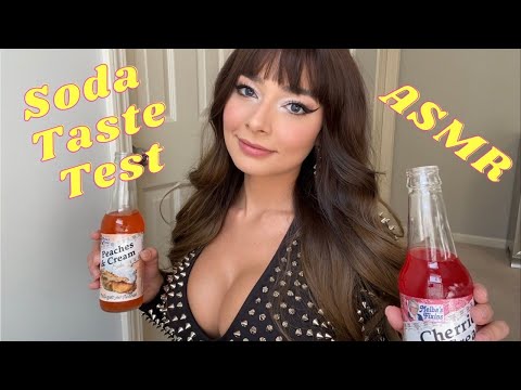 ASMR Pie Soda Taste Test (Soft Spoken)