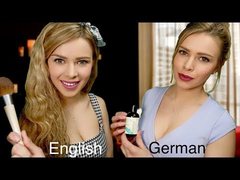 ASMR Twin Personal Attention in German and English