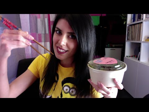 ASMR ita - 🍱 Ceniamo Insieme LIVE · Eating POKE (Whispering)