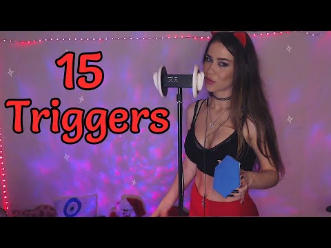ASMR 15 Triggers to make you fall asleep less then 1 hour 💤