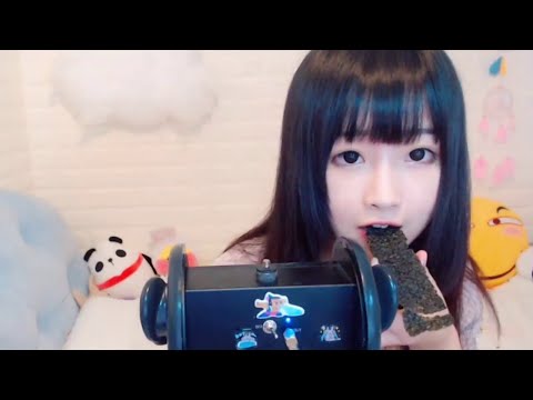 ASMR Seaweed (Eating Sounds), Cleaning & Tapping