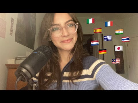 MERRY CHRISTMAS!! asmr in 10 languages