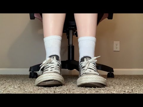 ASMR Shoeplay In Converse & White Socks | Custom Video