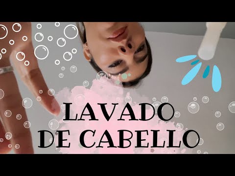 ASMR 🩵 TE LAVO TU CABELLO✨🧖🏼‍♀️ asmr en español