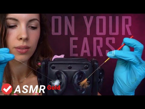 ASMR Ear Triggers NO TALKING (For Deep Sleep & Tingles) IMPROVED AUDIO