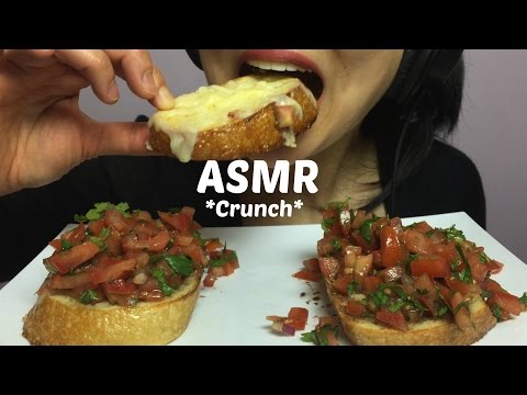 ASMR Bruschetta (Crunchy Eating Sounds) | SAS-ASMR