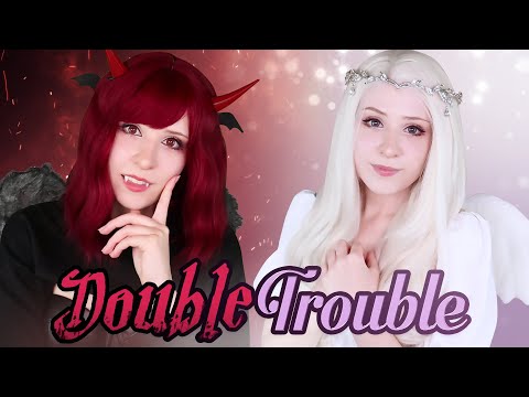 ASMR Roleplay - Angel & Demon Fight Over YOU! ~ A Short Twin ASMR