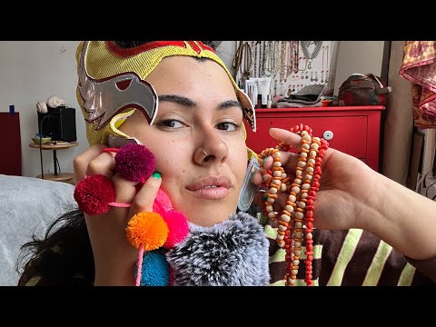 ASMR | Mexico Haul (jewelry sounds, tapping, soft fabric triggers)