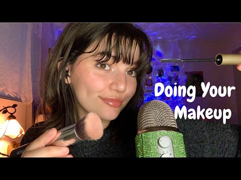 ASMR | Doing Your Makeup & Skin Care 😊 (Fast & Aggressive Triggers, Wet & Dry Mouth Sounds)