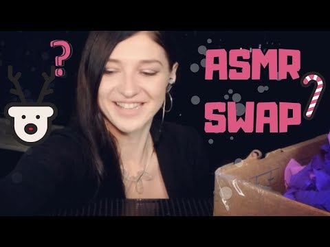 ASMR Christmas Swap 🎁 Gift Exchange 🎁 With Artist ASMR Art of Sound ~ Unboxing 📦