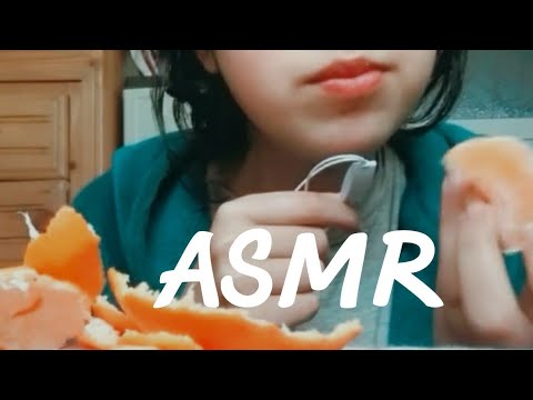 ♠ ASMR/Eating Show Eating Mandarins أصوات الأكل♠