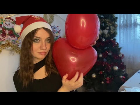 ASMR | Blowing And Popping Balloons ❤️❤️| Spit Painting ASMR | Squeaky Sounds 😈❤️‍🔥