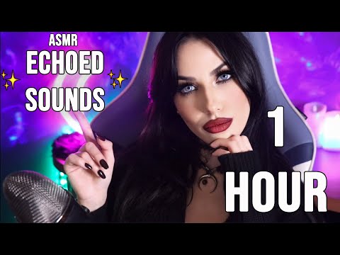 ASMR - 1H OF ECHOED MOUTH SOUNDS AND HYPNOTIC HAND MOVEMENTS (layered sounds/asmr per dormire)