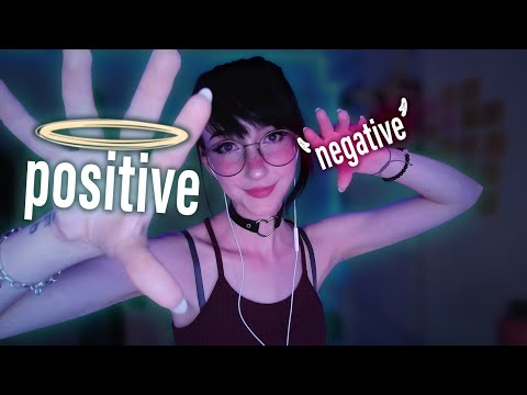 ASMR ☾ negative Energy pulling & positive Affirmations 💫 cosy Hand Movements and Whispering 💜