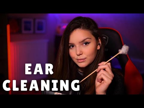 ASMR EAR CLEANING FOR TINGLY EARS