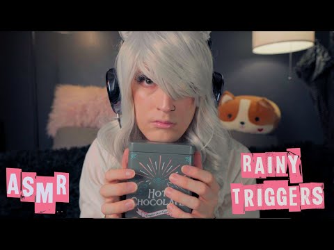 ASMR Triggers on a Relaxing Rainy Day