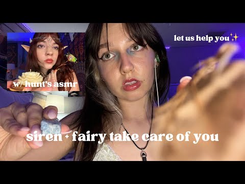 ASMR | siren + fairy take care of you 🐚🍄 (w/ @HuntsASMR)