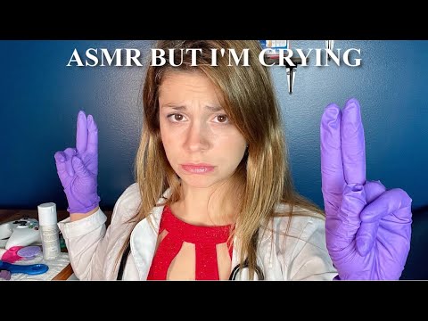 ASMR Cranial Nerve Exam But Your Doctor is Crying 😢 (Halloween Edition)