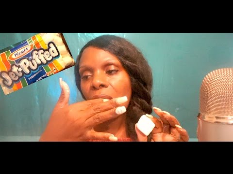 Eating Sounds ASMR Fluffy Marshmallow/Soft Chew